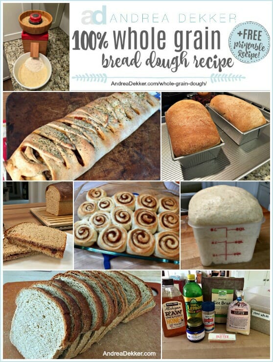 whole grain bread dough recipe