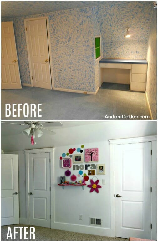 girls bedroom makeover