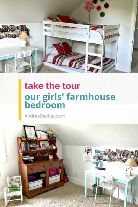 our girls farmhouse bedroom