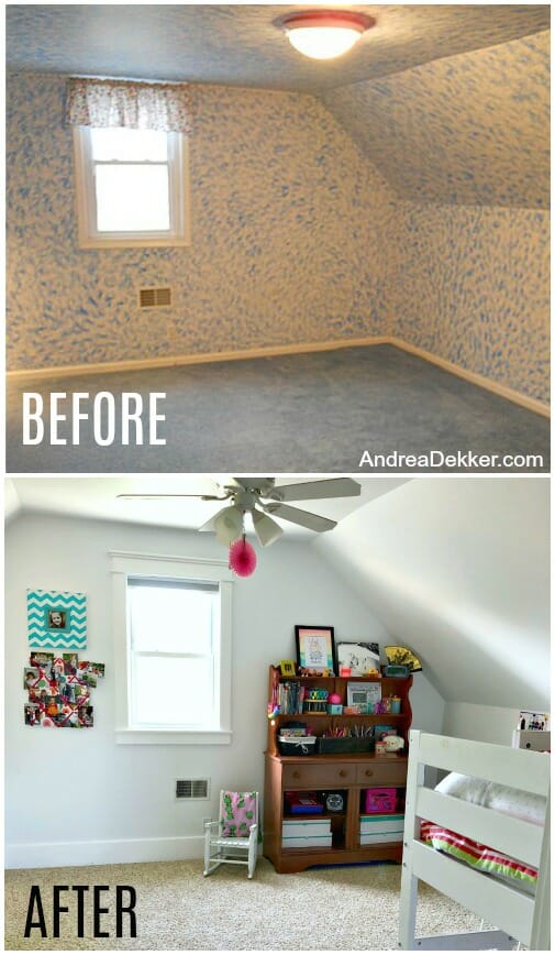 girls bedroom makeover