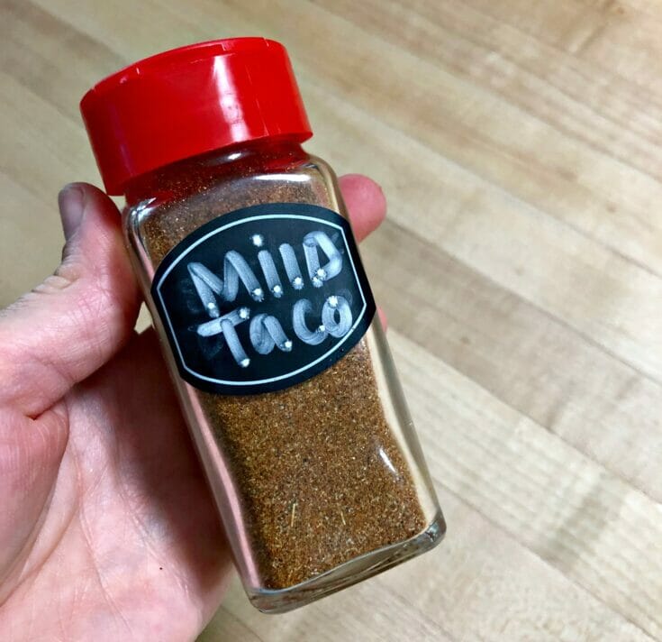 Homemade Taco Seasoning (mild)