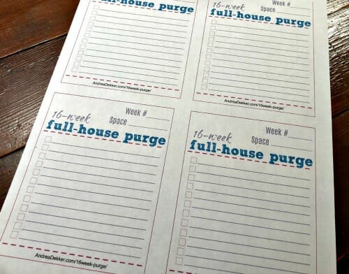 Free Printable Purgin Document