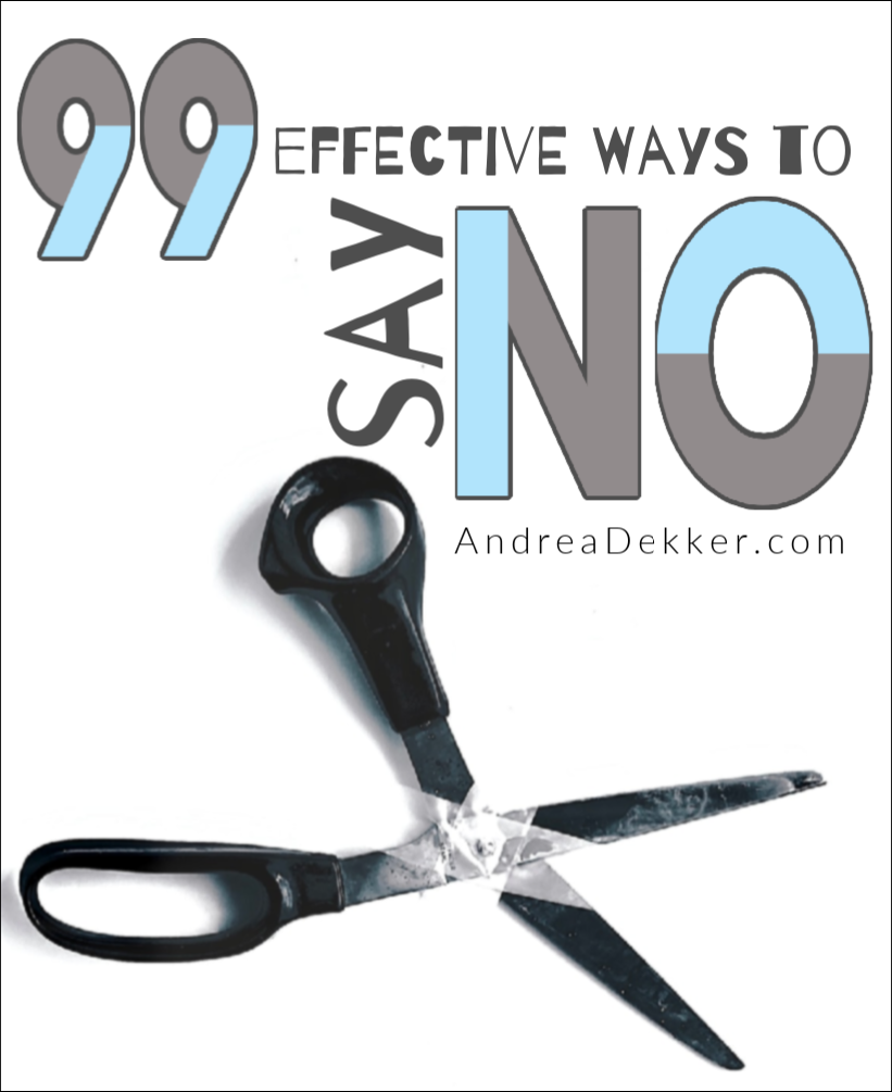 99 effective ways to say no