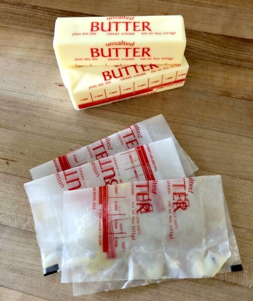 butter wrappers