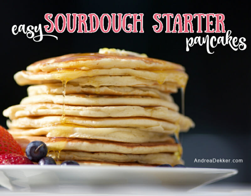 easy sourdough starter pancakes