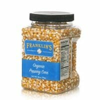 Franklin's Organic Popping Corn (28 oz). Make Movie Theater Popcorn at Home.