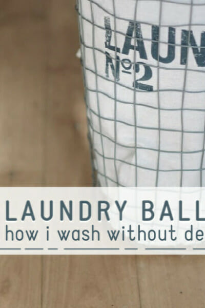 laundry balls how I wash without detergent