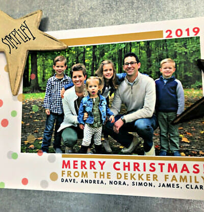 our 2019 family Christmas card
