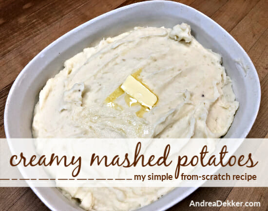 creamy mashed potatoes from scratch