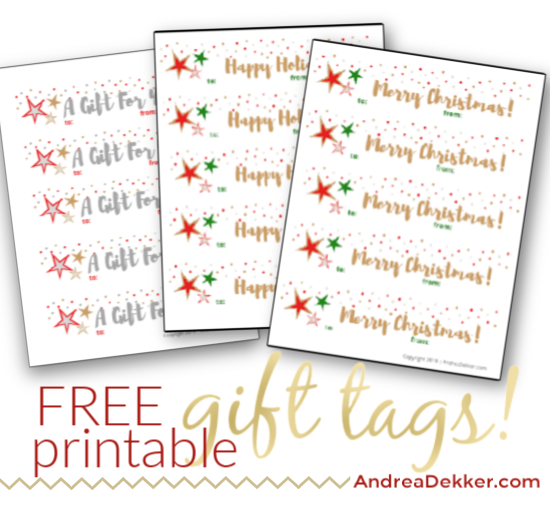 3 Creative Gifts Under $10 (with FREE printable gift tags!)