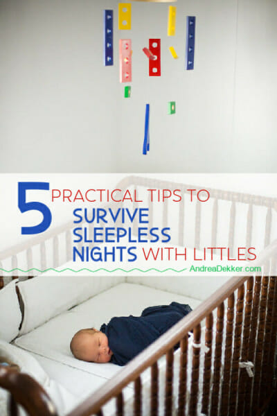 how to survive sleepless nights with littles