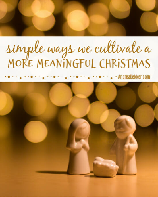 a more meaningful christmas