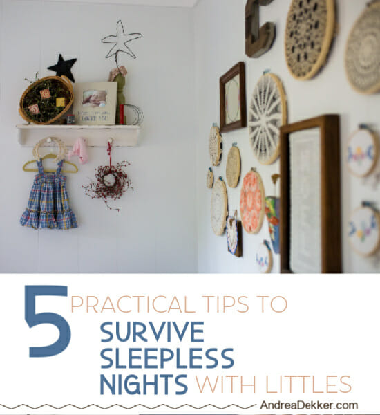 how to survive sleepless nights with littles