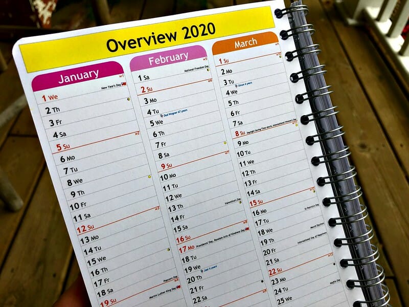 2020 planner