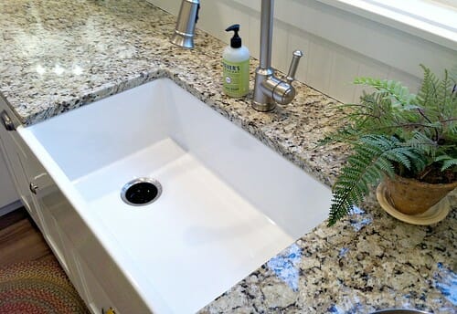 Cleaning our Farmhouse Sink — I'm a Work in Progress