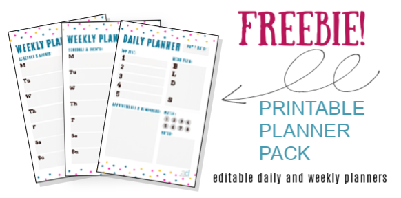 printable planner pack