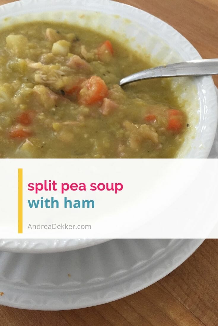 split pea soup with ham via @andreadekker