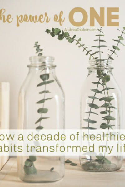 the power of one healthier habit