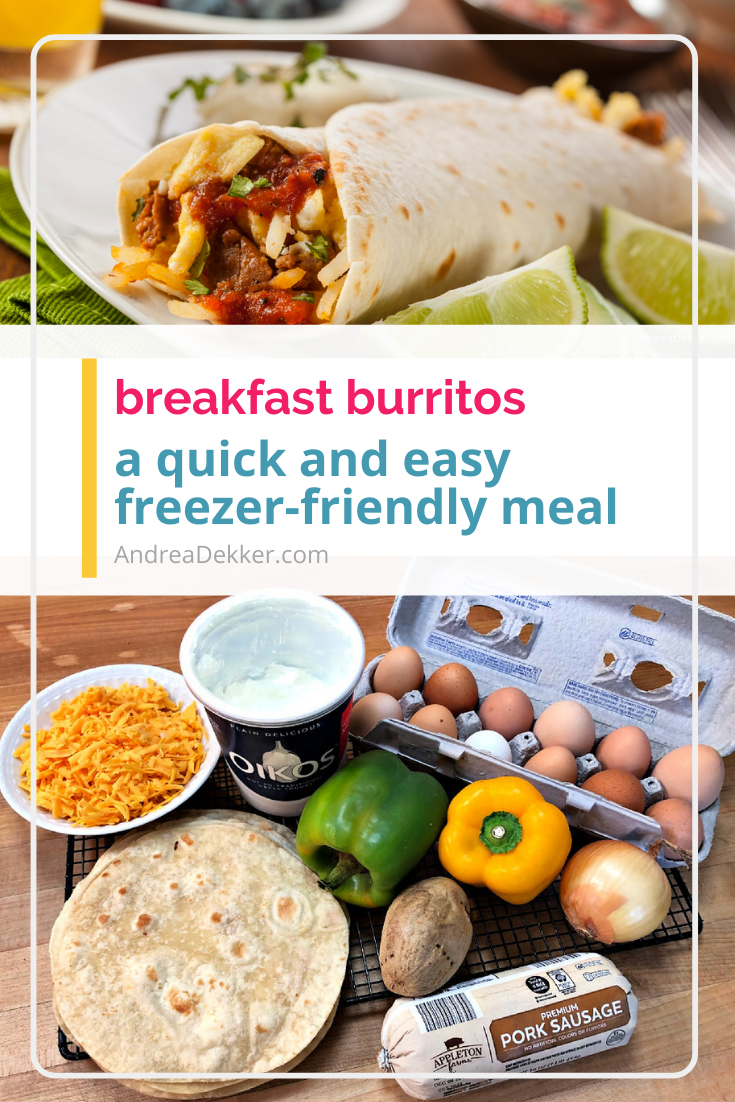 Breakfast Burritos {Freezer Friendly} - Julie's Eats & Treats ®