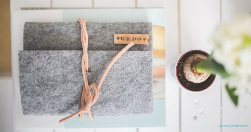 simple tips to get organized for spring