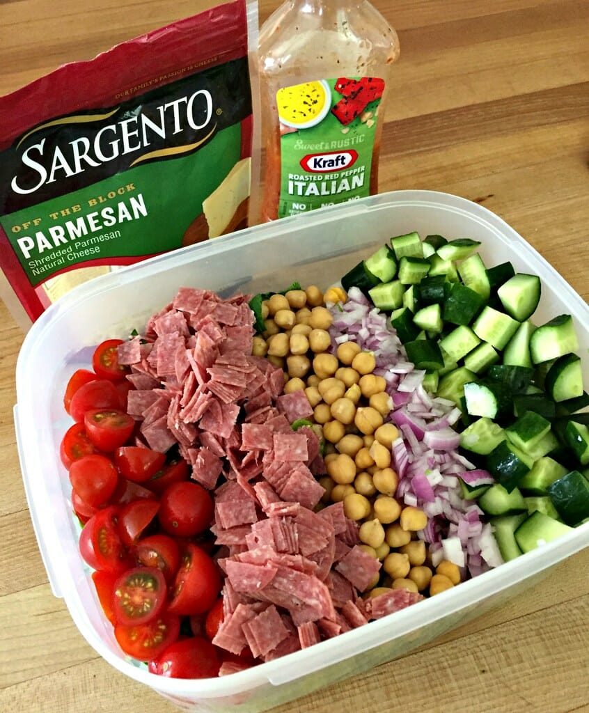 Italian Chopped Salad - Damn Delicious