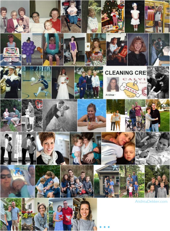 40 years collage