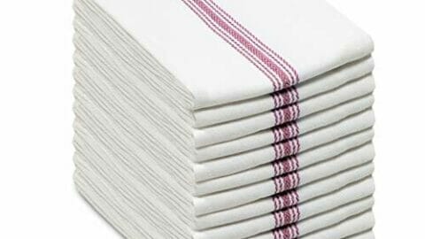 Red & White Tea Towels (12)