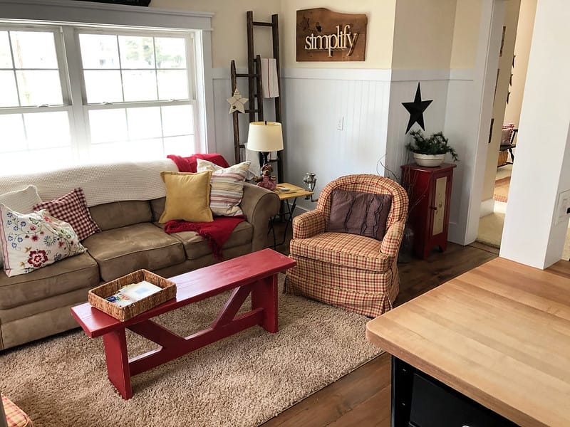 tidy living space