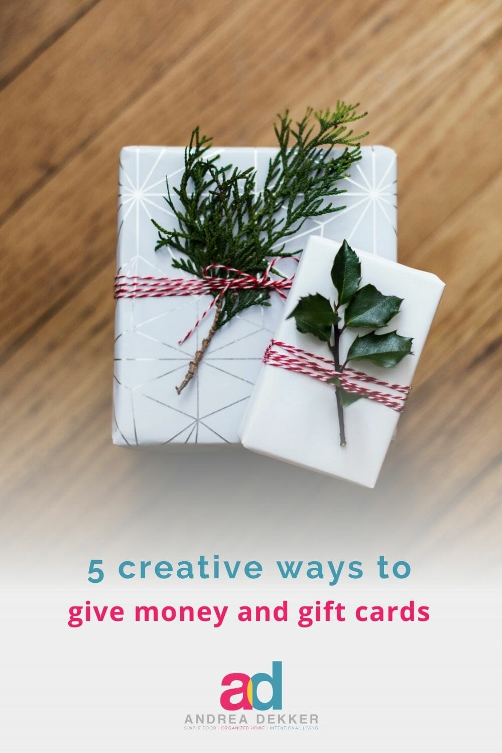 Simplify your holiday season with these creative ways to give money and gift cards — a.k.a. the “perfect” gift for anyone on your holiday gift list. via @andreadekker