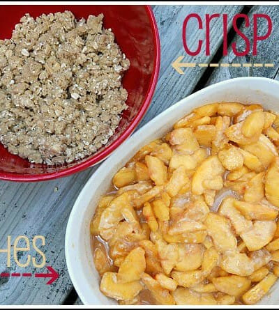 peach crisp