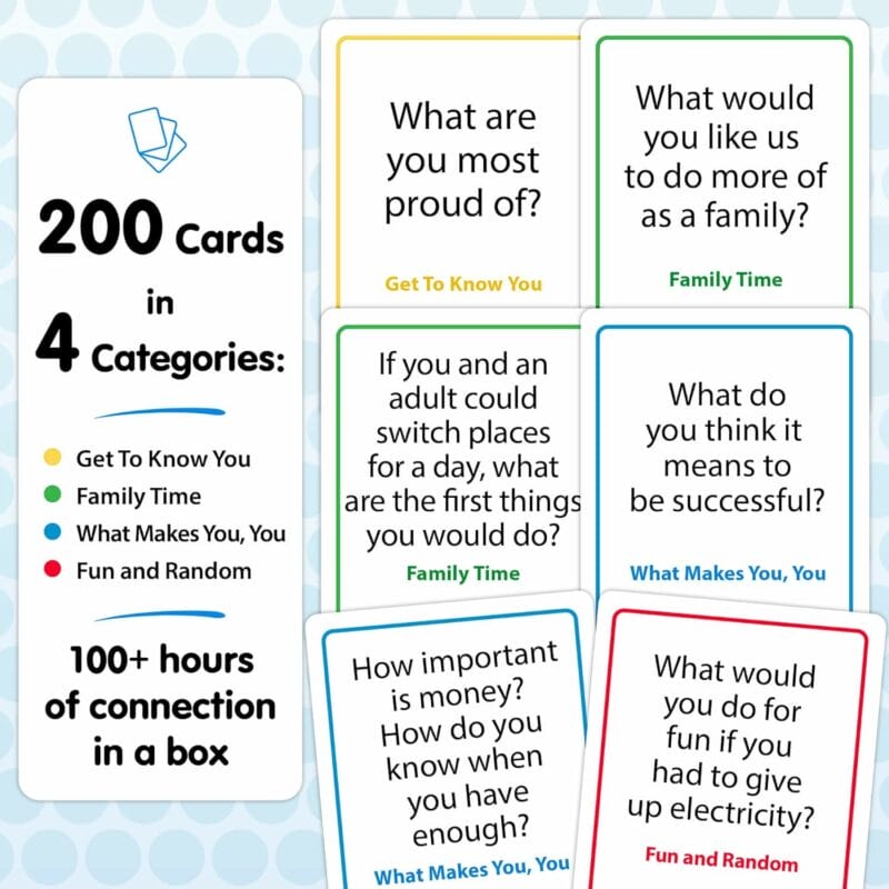 family conversation cards