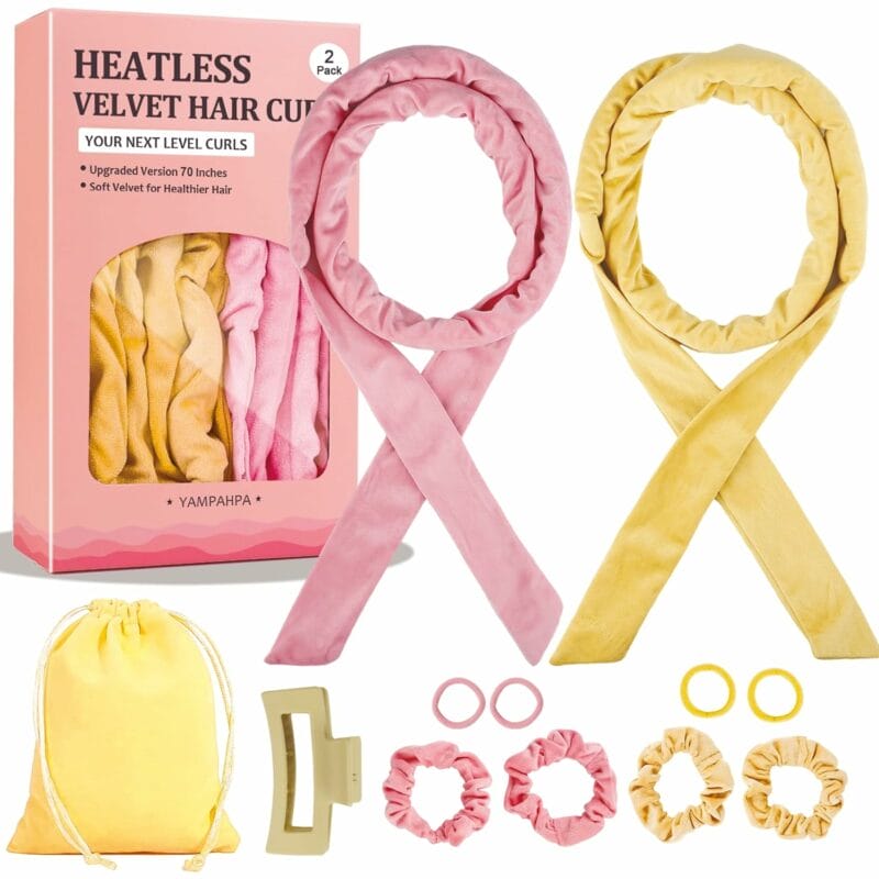 heatless curling headband