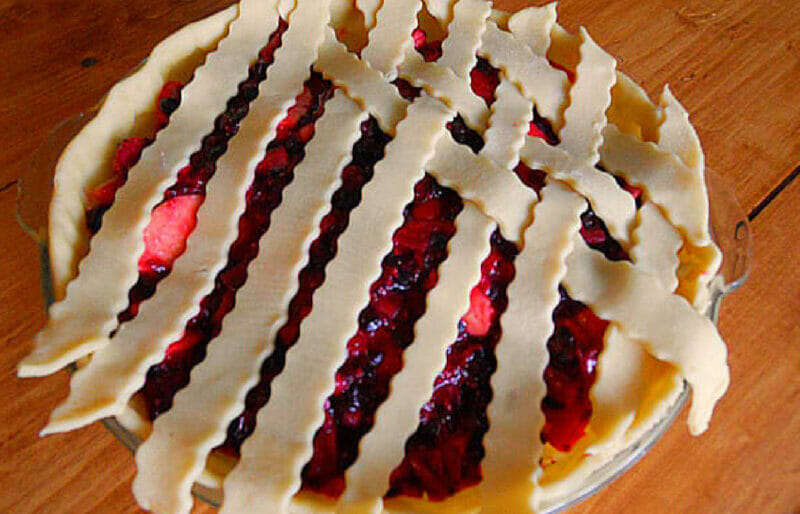 lattice crust pie