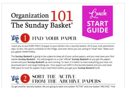 sunday basket printables