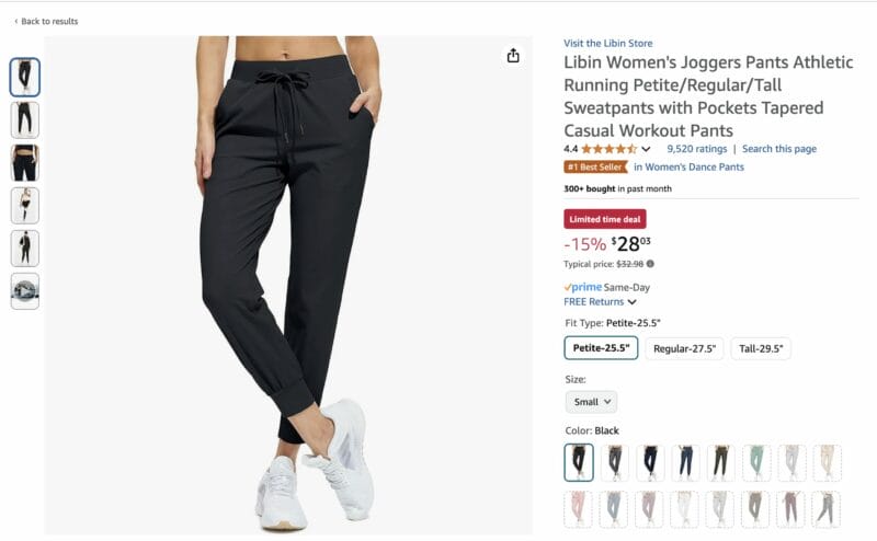 amazon joggers