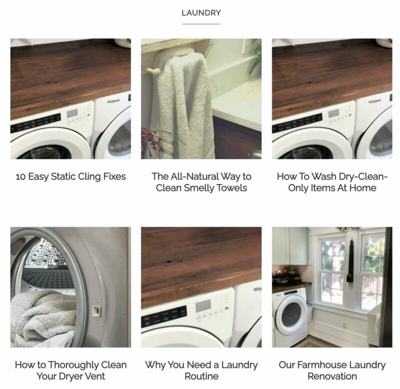 laundry post thumbnails