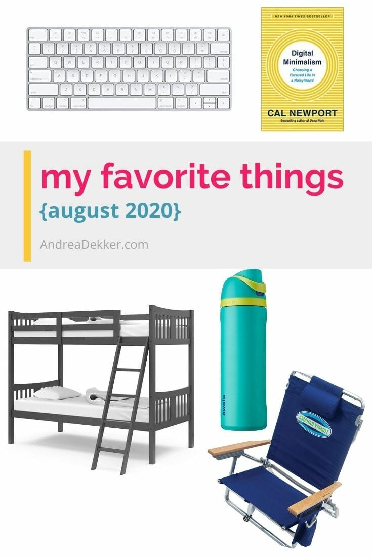 Check out my recent favorites for a simpler, more organized home and life -- everything from a water bottle I said I'd never buy, to the book that completely shifted my thought process on social media... and a recent tech update that has been a total game-changer for me! via @andreadekker