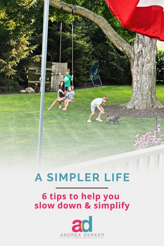 a simpler life