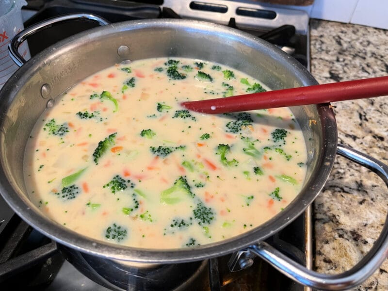 cheese broccoli soup