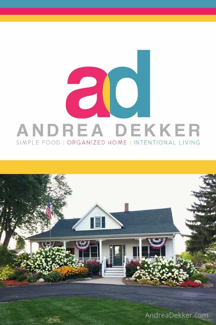 Welcome to AndreaDekker.com -- a virtual home for seekers of simple organized living! Get the tools, strategies, and mindsets that will help you get started and make forward progress on your journey to a simpler, more organized home and life. via @andreadekker