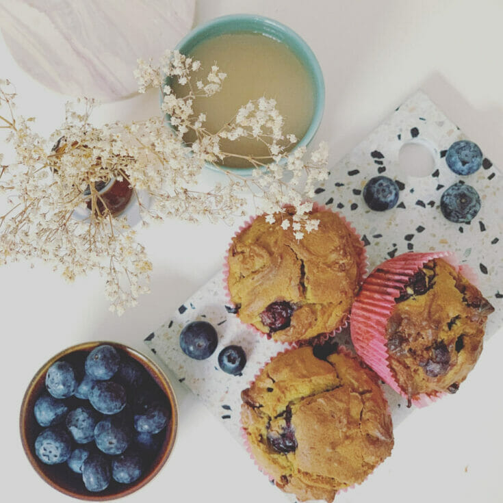 easy blueberry muffins