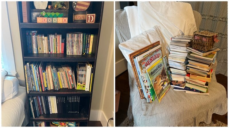 organized books
