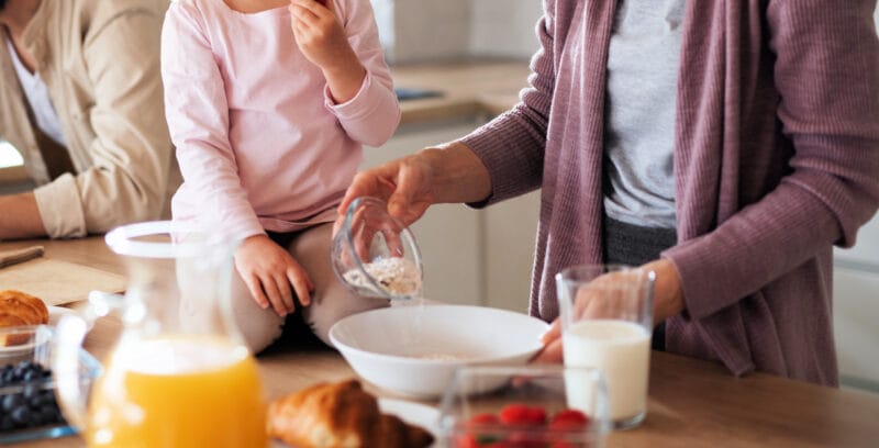 family breakfast