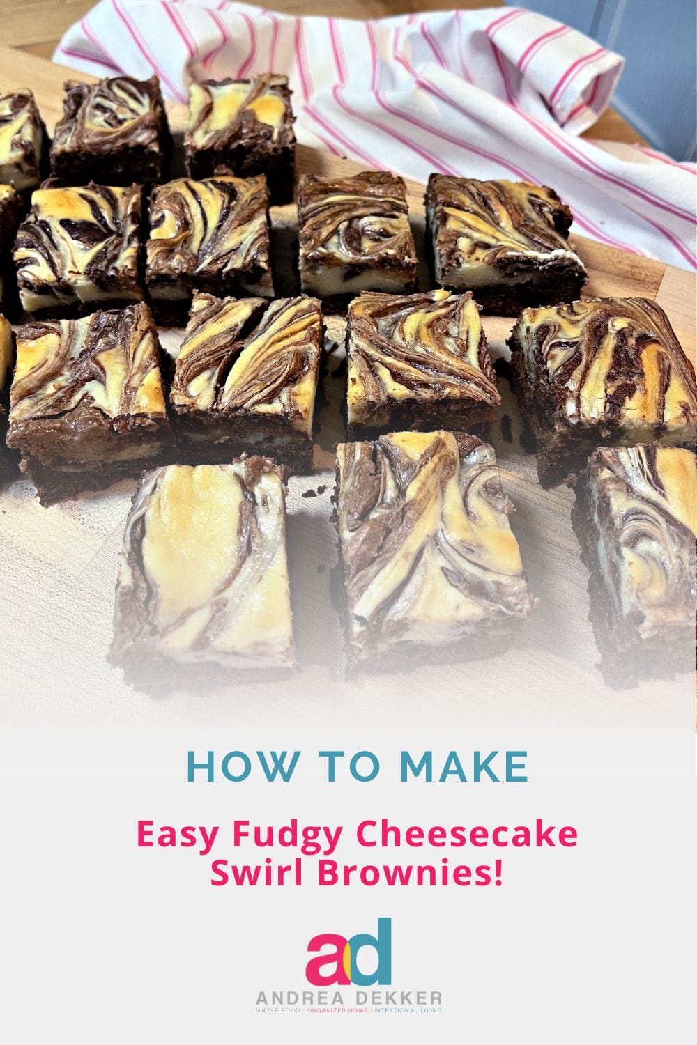 Craving something rich and indulgent but don't feel like spending all day in the kitchen? These Easy Cheesecake Fudge Brownies are the perfect treat to satisfy your sweet tooth... and you can start with a box mix! via @andreadekker