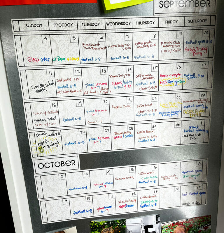 wall calendar