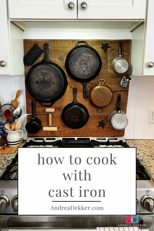 how to cook with cast iron
