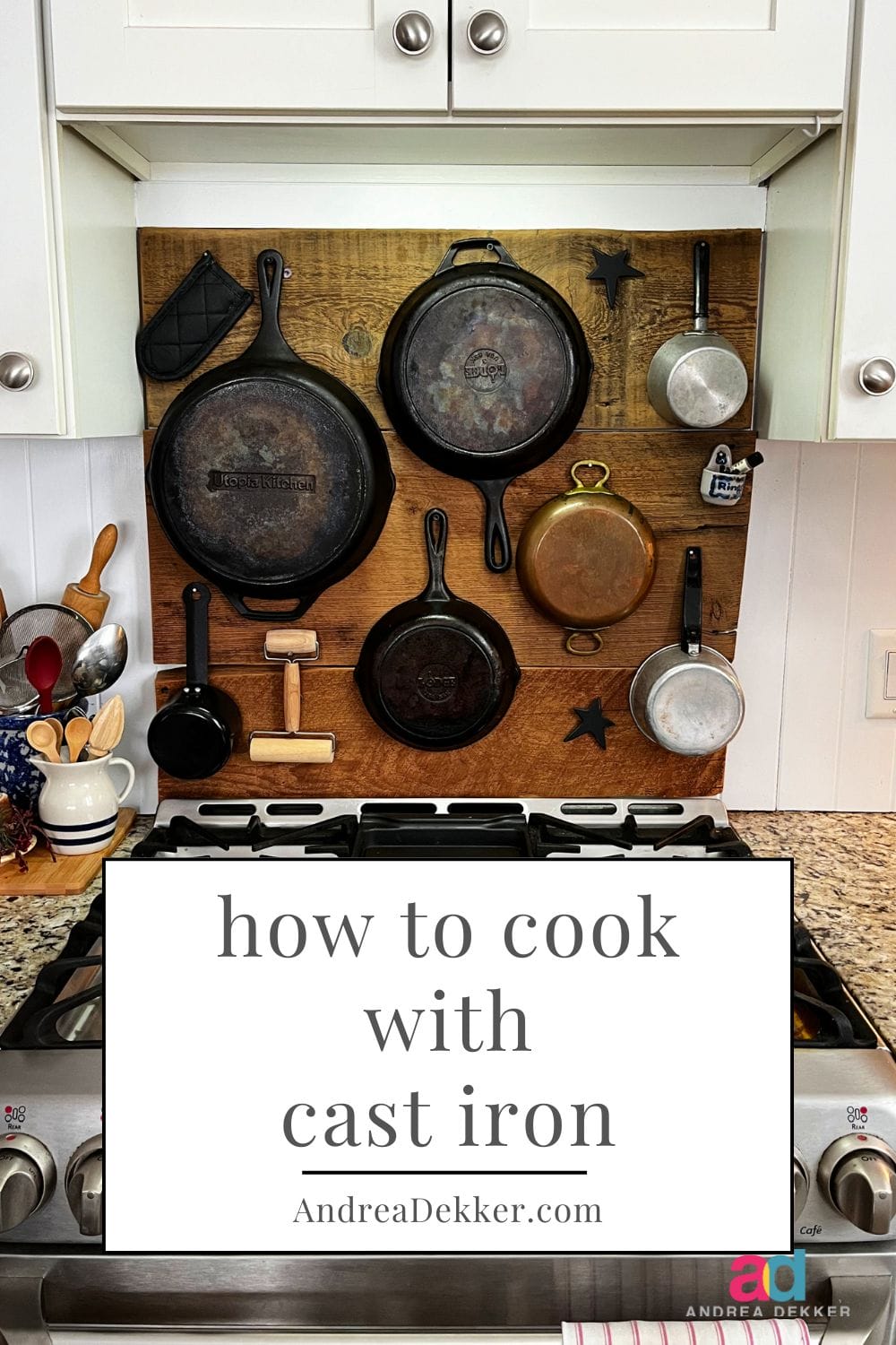 Let me show you how to quickly and easily enjoy delicious foods cooked on your very own cast iron skillets! It's way easier than you might think! via @andreadekker