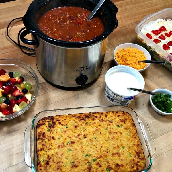 chili dinner meal plan