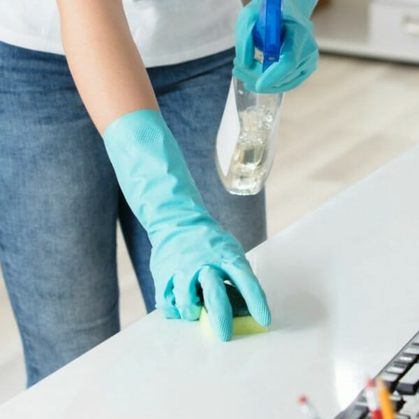 how to clean germs from electronics