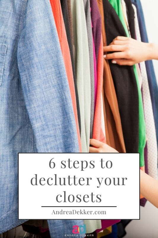 closet declutter